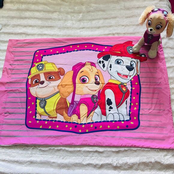 Girls Paw Patrol Pillow Case and Skye Plush - Picture 2 of 5